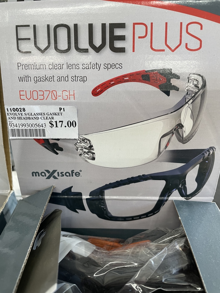 SUN GLASSES EVOLVE G/H CLEAR LENS