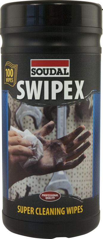 Soudal Swipex Towels - 100 Towels per Tub