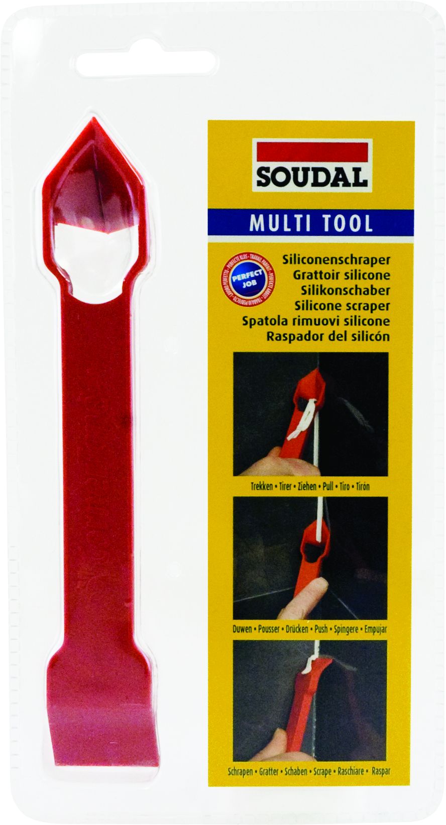 Mutli Tool Sealant Scraper - Red