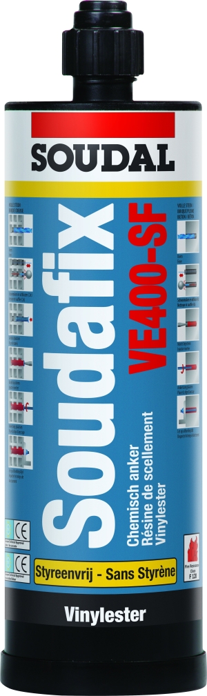 Soudafix Cartridge 1400mm Chemical Anchor Fix 165ml