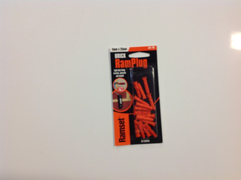 Ramplug 5mm x 25mm Masonry PK15