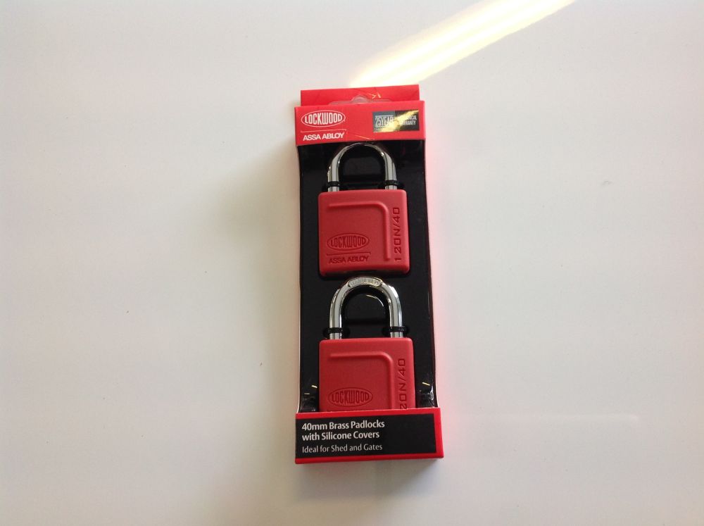 Padlock 40mm Lockwood Two-pack