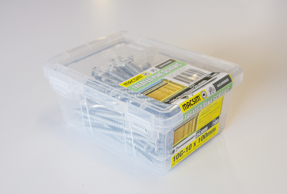 Screws Treated pine 8g- 10mm x 100mm Gal Pack 100