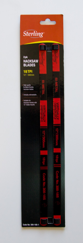 Hacksaw Blades 18 Teeth Point Two-pack