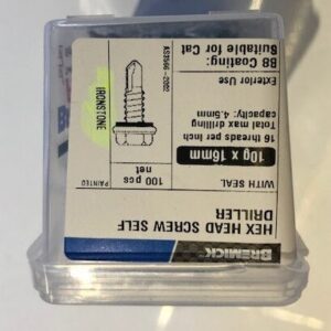 Screw 10G x 16mm Hex Head - Ironstone 100 Pack