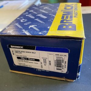 SCREW 10G 16 X 16 WAFER HEAD IRONSTONE BOX 1000