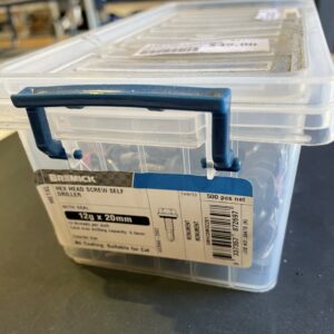 SCREW 12G X 20MM HEX HEAD MONUMENT - BOX 1000