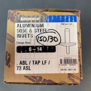 RIVET 6-14 ALUM/STEEL FLANGE  4.8MM X 27.3MM BOX 250