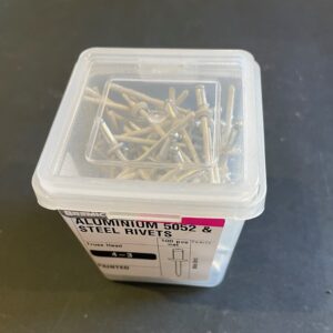 RIVET 4-3 WHITE BIRCH 3.2MM X 8.6MM  JAR 100