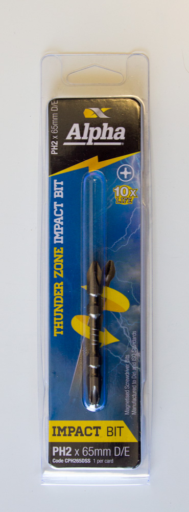 Bit Phillips Double Ended 2mm x 65mm Alpha