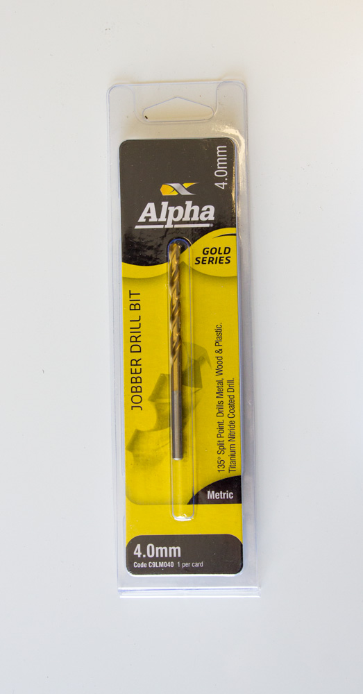 Alpha Drill Bit 4mm Metal Gold Series