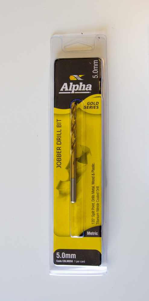 Alpha Drill Bit 5mm Metal Gold Series