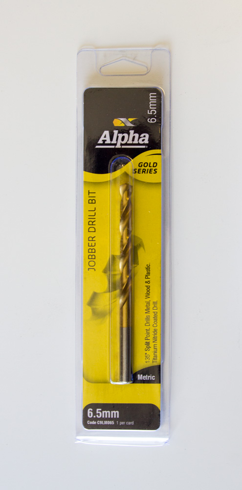 Alpha Drill Bit 6.5mm Metal Gold Series