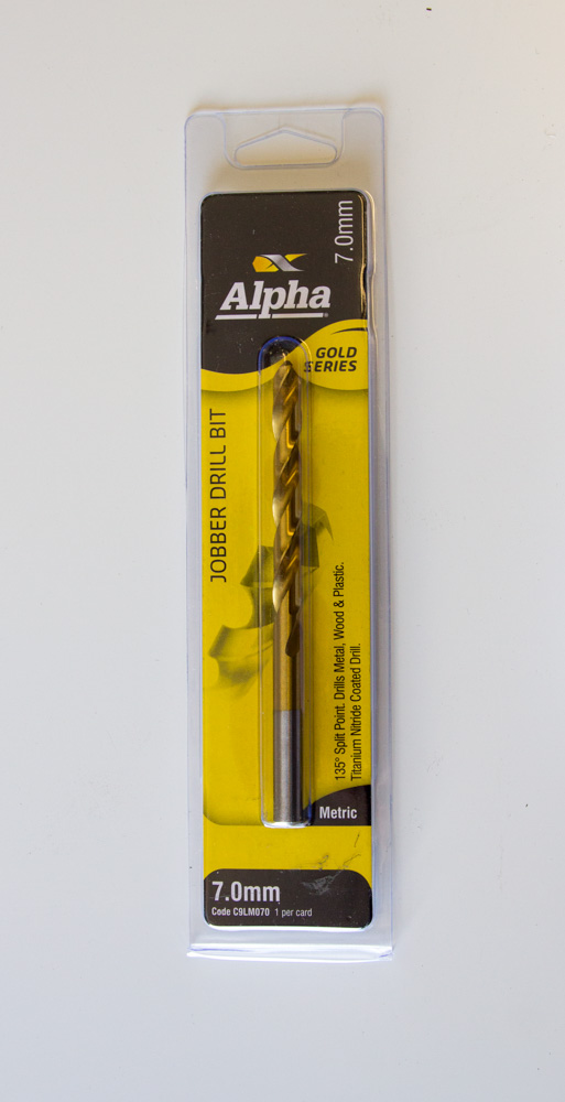 Alpha Drill Bit 7mm Metal Gold Series