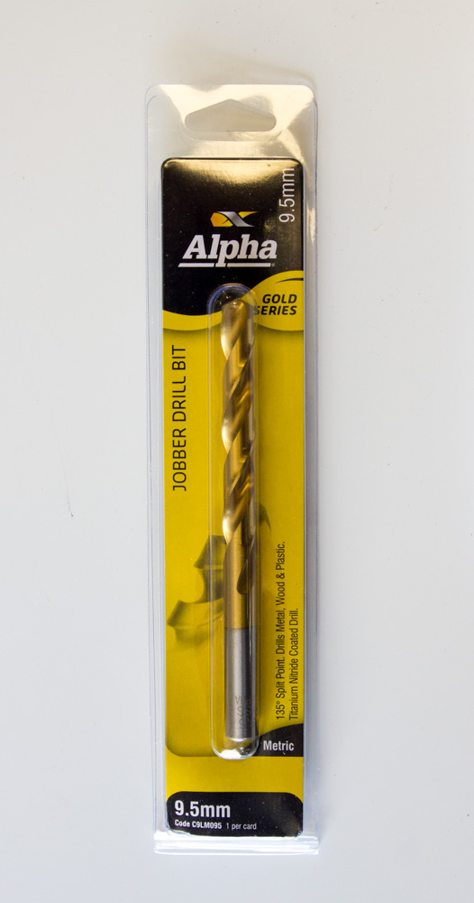 Alpha Drill Bit 9.5mm Metal Gold Series