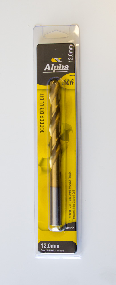 Alpha Drill Bit 12mm Metal Gold Series