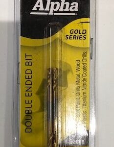 ALPHA DRILL BIT METAL DOUBLE END #30 3.26MM 2PK