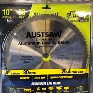 Austsaw Aluminium Blade 250mm 80 Teeth 25.4 Bore
