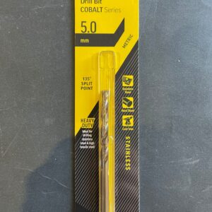 Alpha Drill Bit Colbalt 5mm Hard Metal