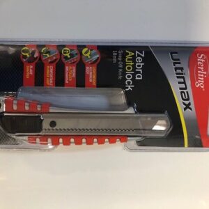 Knife Zebra Autolock Snap-Off 18mm