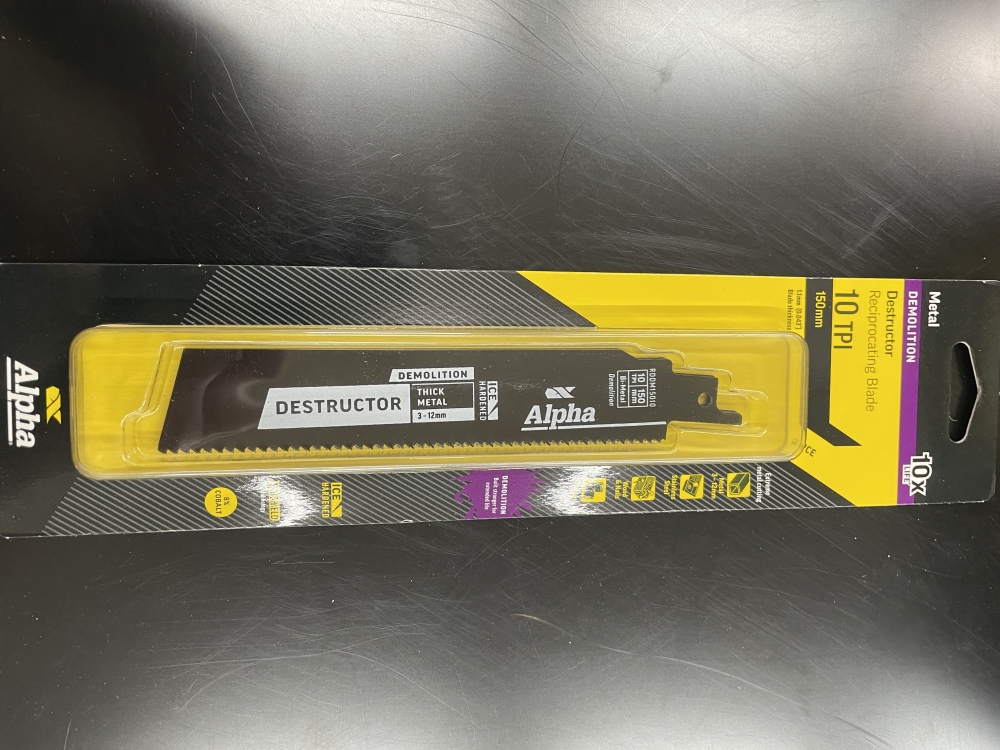 RECIP BLADE 150MM METAL 10TPI