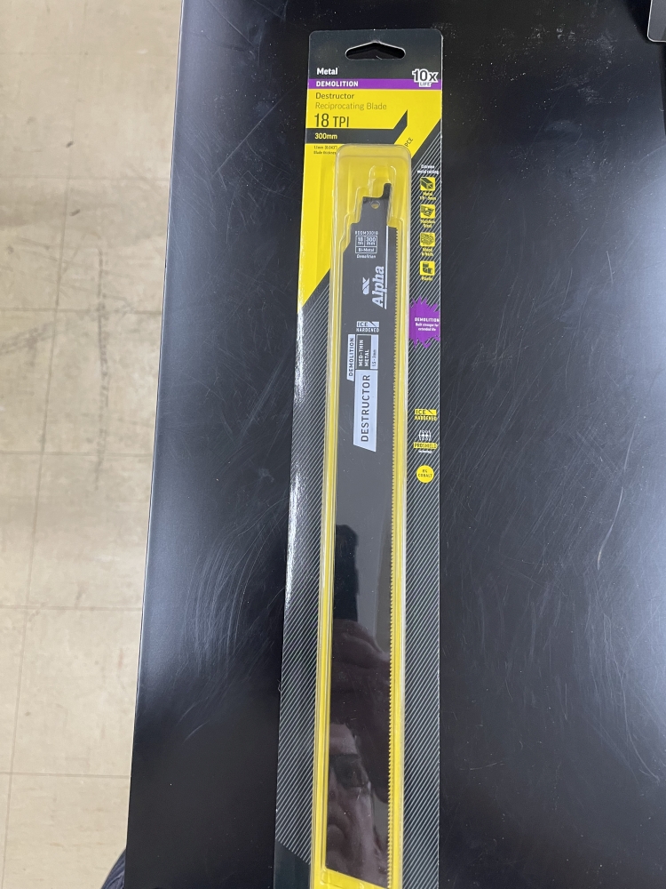 RECIP BLADE 300MM METAL 18TPI