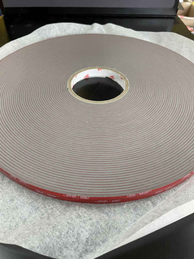 3M D/S TAPE BLACK 18X1.1MMX32M