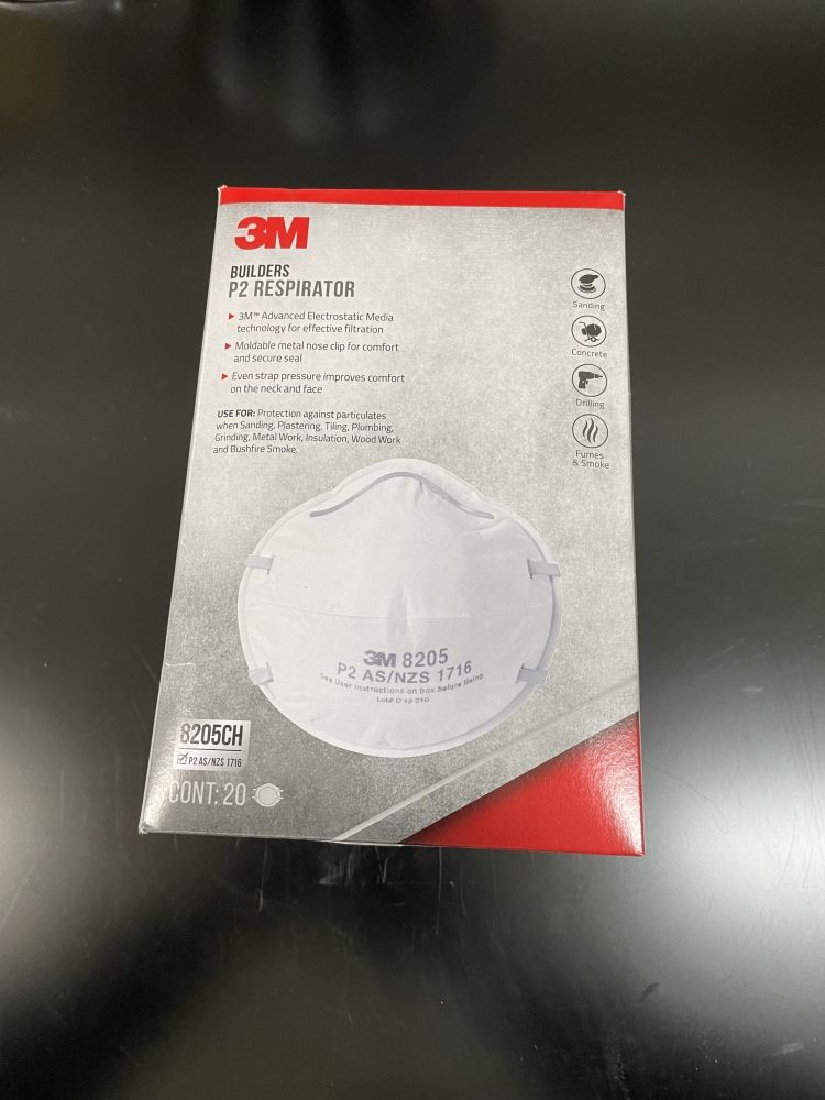 3M P2 Builders Respirator Masks - 20 Pack