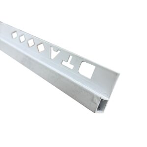 10mm Tile Angle Square Edge 3mtr White