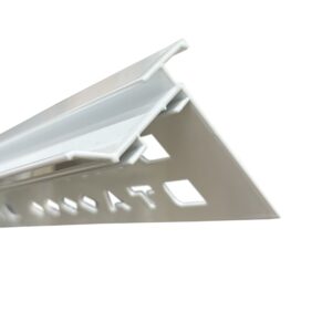 BALCONY TRIM 10MM x 3MTR WEEPHOLE WHITE