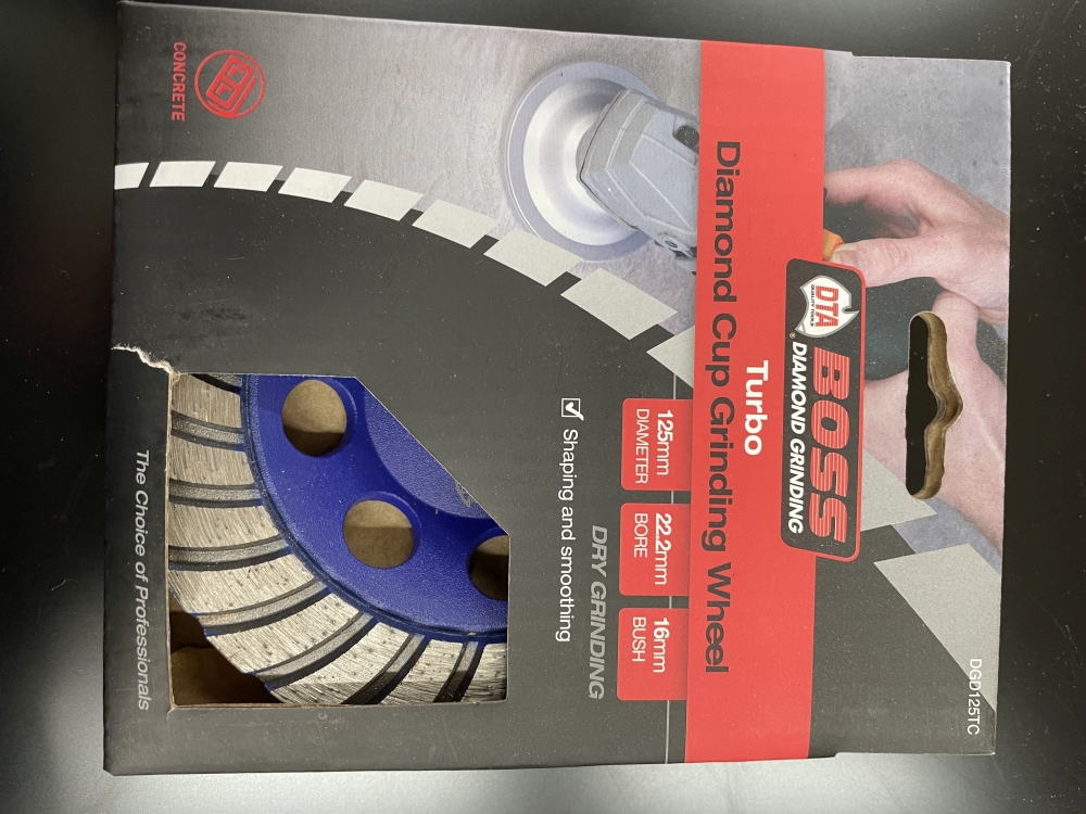Dta Boss Turbo125mm Diamond Cup Grinding Wheel