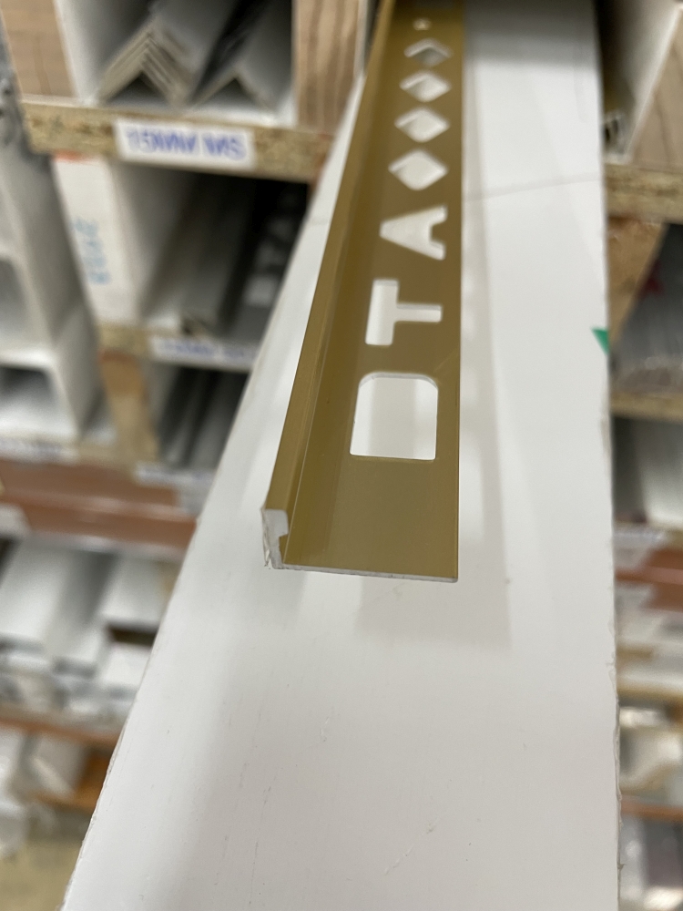 10mm Tile Angle 3mtr Matt Gold
