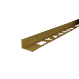 12MM TILE ANGLE 3mtrs MATT GOLD