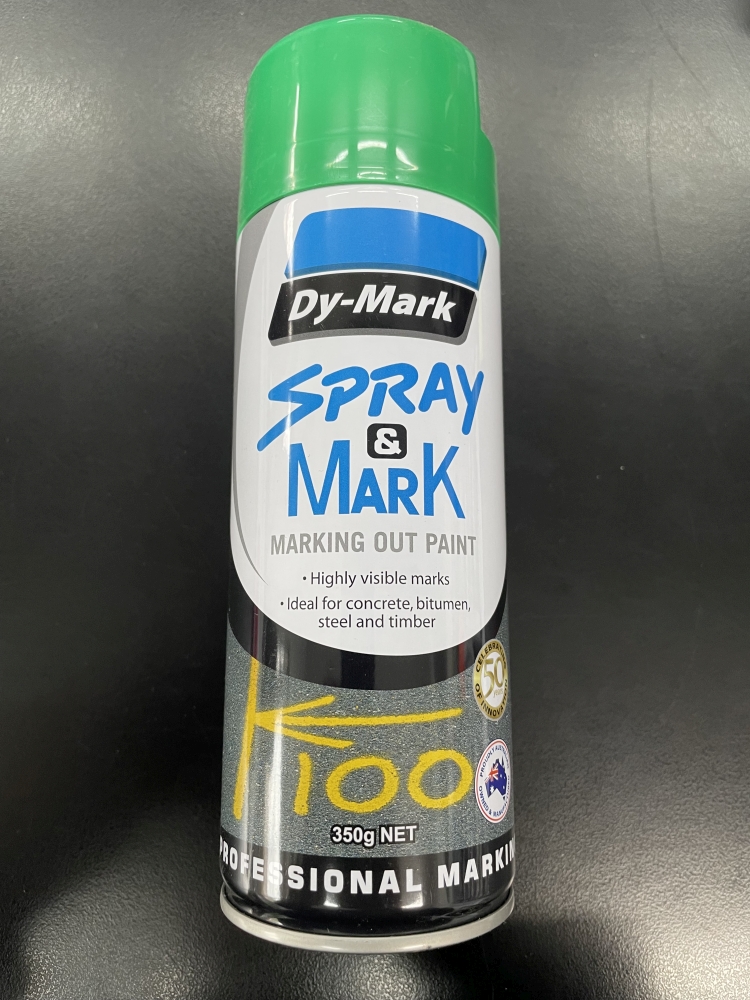 Dy-Mark Spray & Mark 350g Spray Can - Green