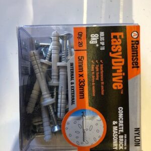 RAMSET EasyDrive 5mm x 33mm - 20Pk