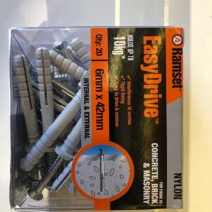 RAMSET EasyDrive 6mm x 42mm - 20Pk