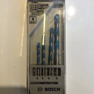 Bosch Multi Drill Set 4mm 5mm 6mm 8mm