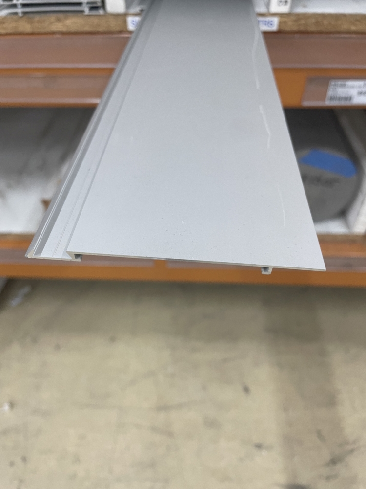 SKIRTING BOARD 100MM X 2.8M CLEAR ANODISED