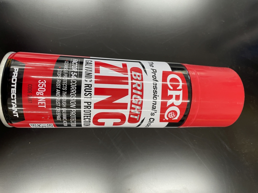 Crc Bright Zinc Paint 350g Aerosol Can