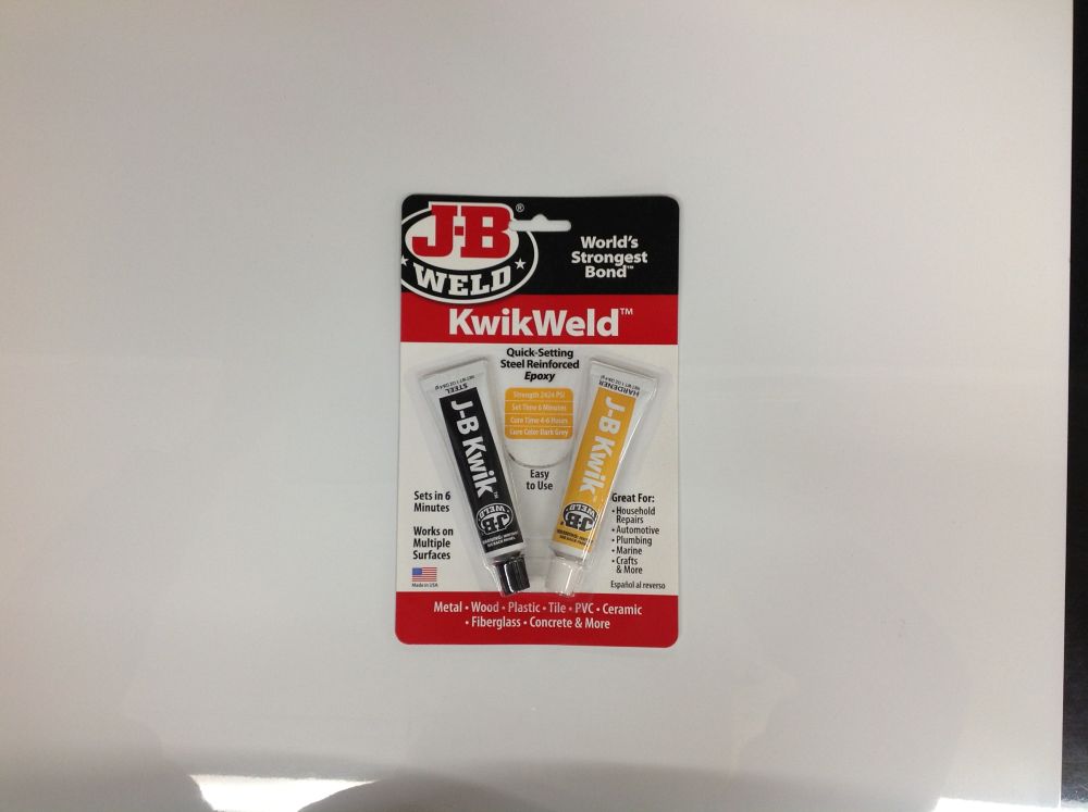 JB Kwikweld 1 Oz Tube Quick Set Epoxy Glue
