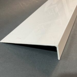 Angle 100mm x 25mm x 1.8mm x 6.5mtrs Pearl Gloss White