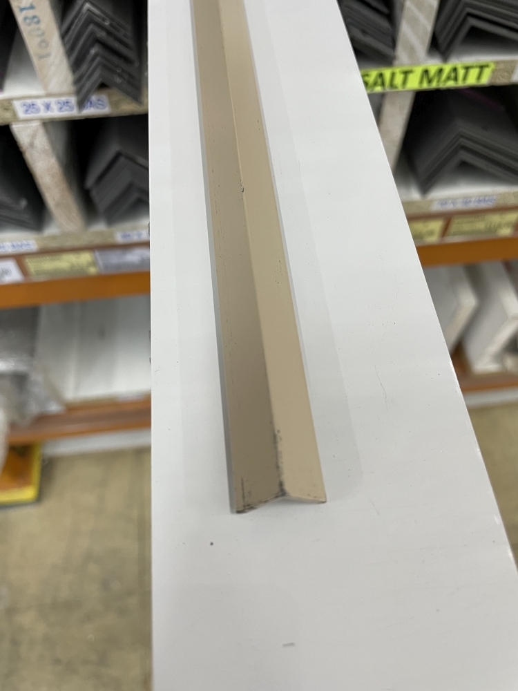 ANGLE 12X12X1.6X6.5M STONE BEIGE MATT