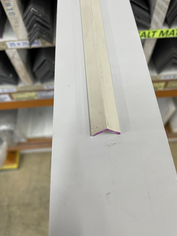 ANGLE 12X12X1.6X6.5M WHITE BIRCH