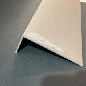 Angle 125mm x 50mm x 3mm x 6.5Mtrs Clear Anodised