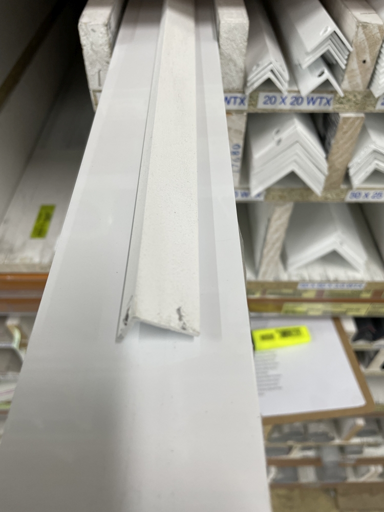 ANGLE 20X12X1.6X6.5M WHITE TEXTURA