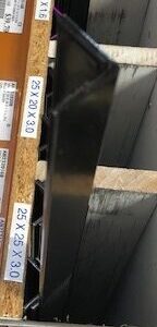 ANGLE 25mm X 25mm X 3mm  X 6.5Mtr BLACK