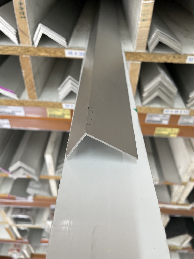 ANGLE 45mm X 30mm X1.6mm X 6.5Mtr CLEAR