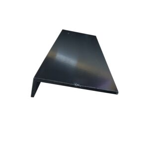 Angle 80mm x 20mm x 3mm x 6.5Mtrs Black Satin