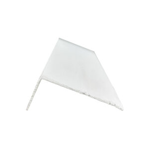 ANGLE 90X40X1.6X6.5M WHITE TEXTURA