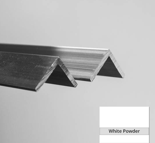 Angle 25mm x 20mm x 3mm x 6.5mtr White
